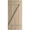 Ekena Millwork Rustic Four Board Joined Board-n-Batten Rough Sawn Faux Wood Shutters w/Z-Board, 22W x 36H, PR SHUBJZ22X36RSPR - alternate 17